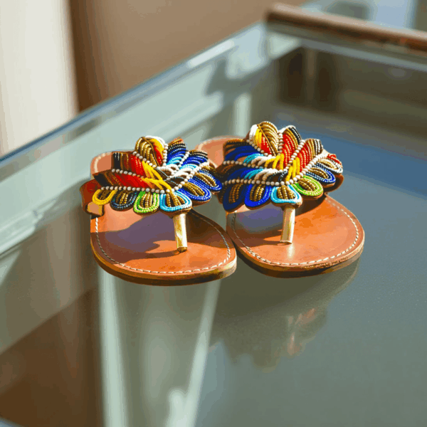 Butterfly Bead Sandals